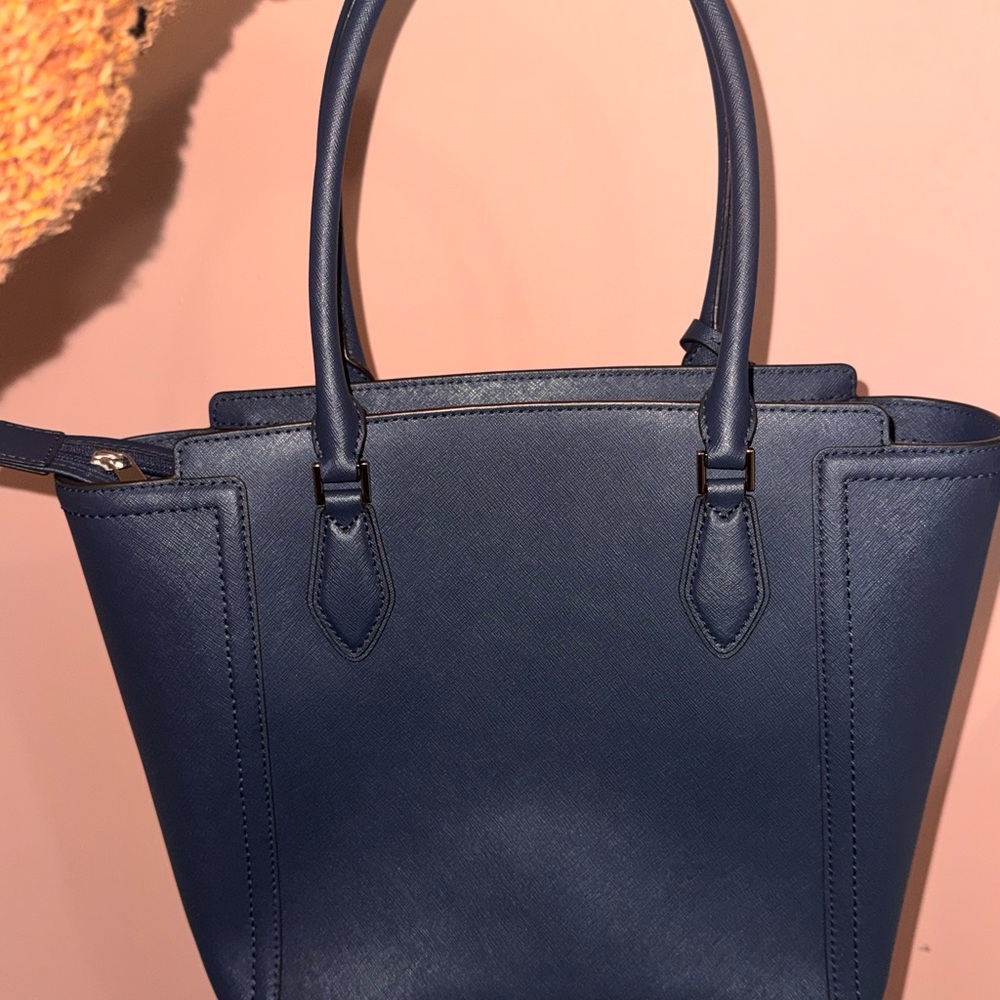 Michael Kors Navy Blue Tote Bag - Picture 8 of 8